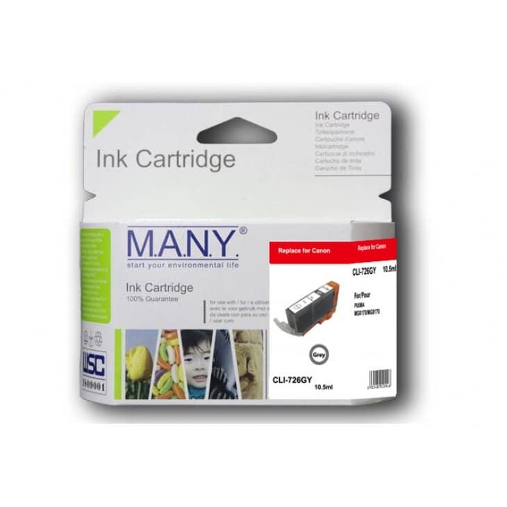 CLI-726GY Remanufactured Grey Ink