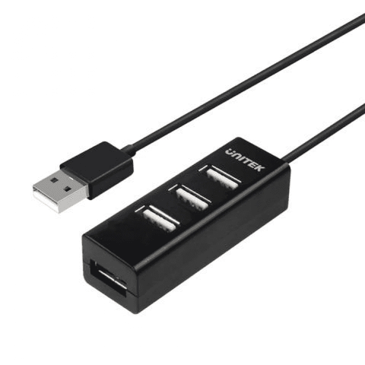 Unitek Y-2140 USB2.0 USB HUB(4 port) (80cm)