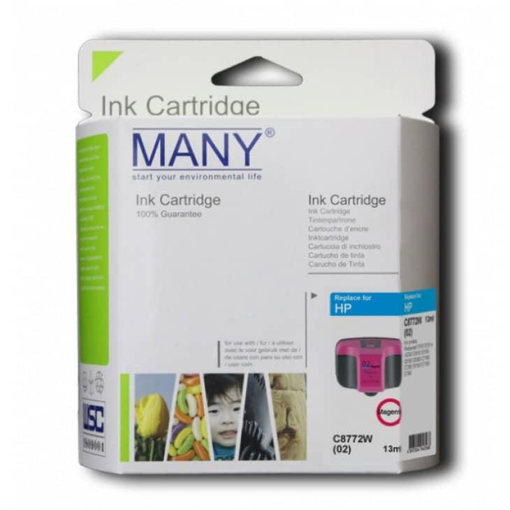 02(C8772WA) Remanufactured Magenta Ink