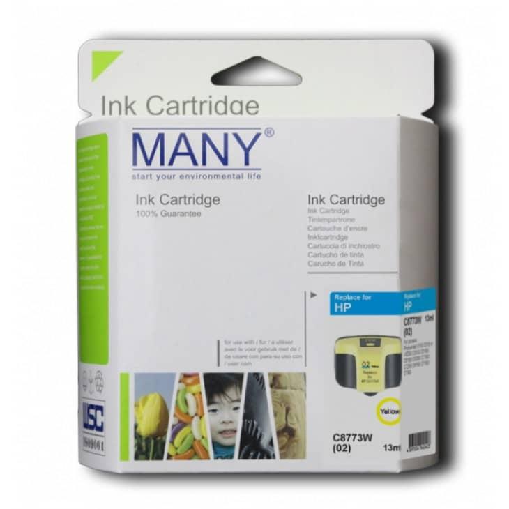 02(C8773WA) Remanufactured Yellow Ink