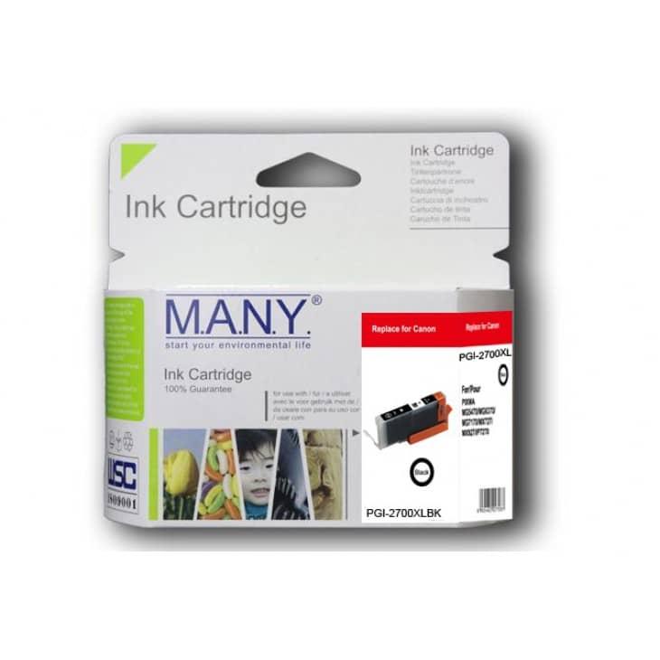 PGI-2700XLBK Remanufactured Black Ink(high yield)