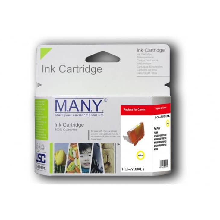 PGI-2700XLY Remanufactured Yelow Ink(high yield)