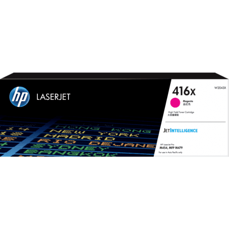 416X(W2043X) Original Magenta Toner Cartridge (High Yield)