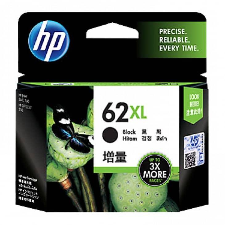 62XL Original Black Ink(high yield)