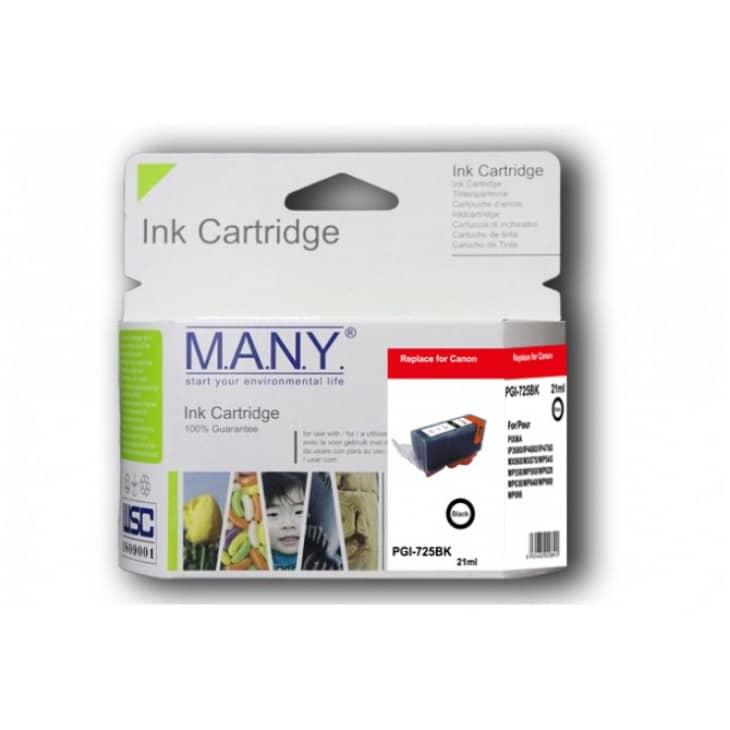 PGI-725 Remanufactured Black Ink