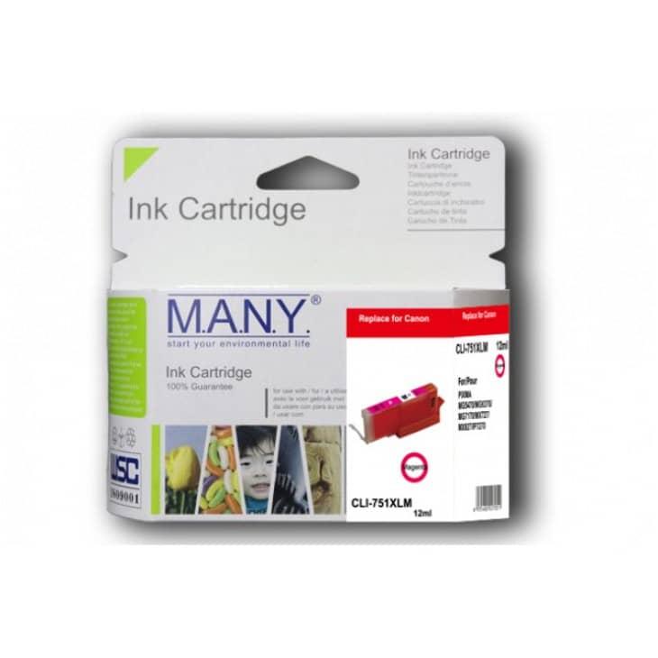 CLI-751XLM Remanufactured Magenta Ink