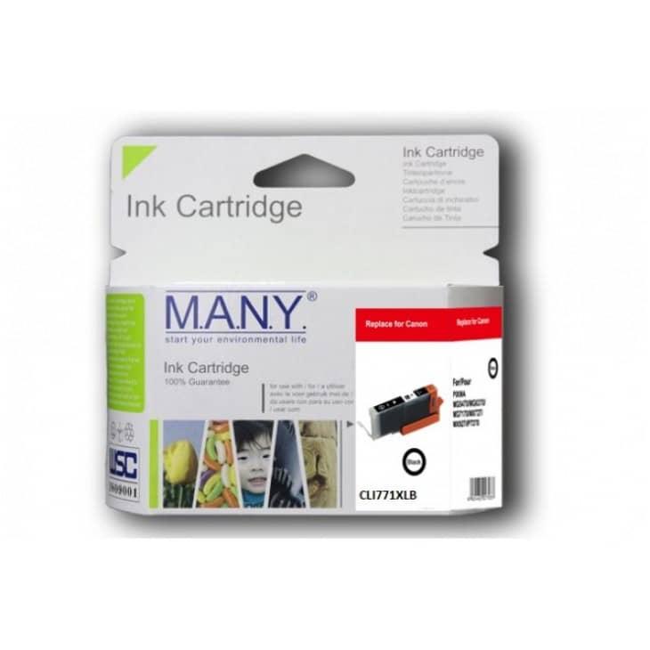 CLI-771XLBK Remanufactured Black Ink(high yield)