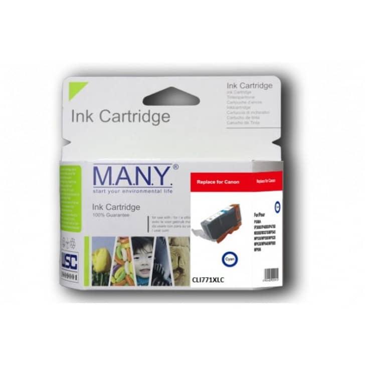 CLI-771XLC Remanufactured Cyan Ink(high yield)