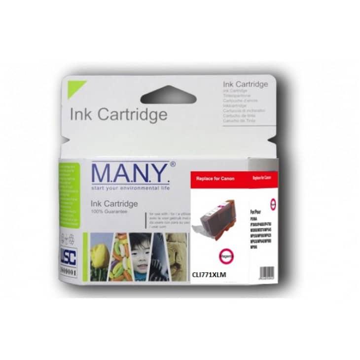 CLI-771XLM Remanufactured Magenta Ink(high yield)