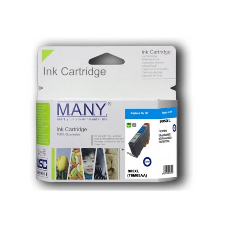 905XL(T6M05AA) Cyan Remanufactured Ink Cartridge 