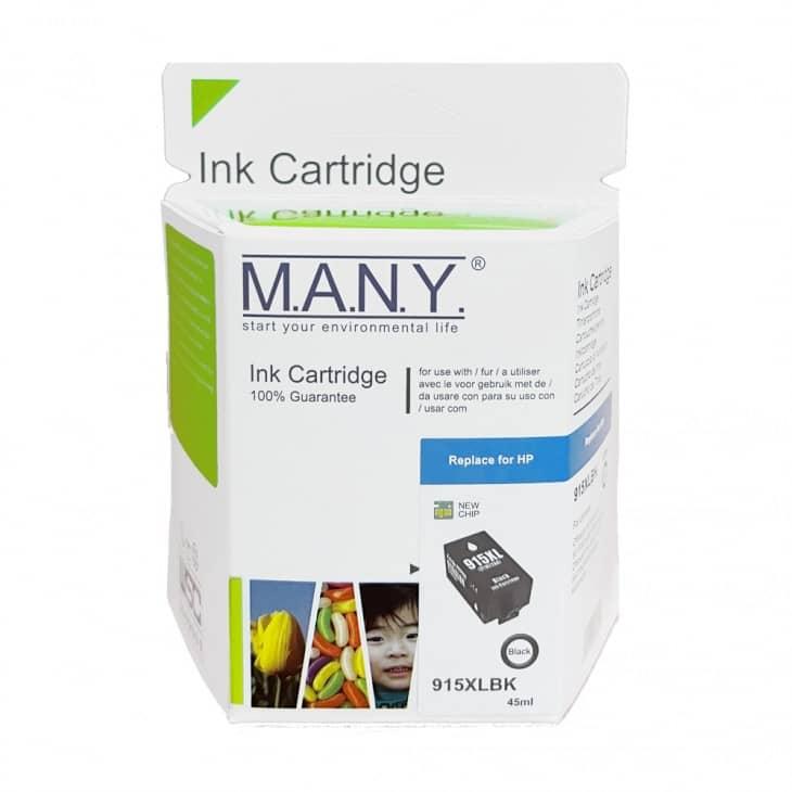 915XL Black Remanufactured Ink Cartridge (High Yield)