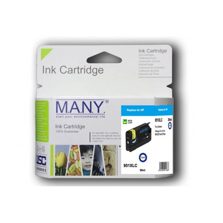 951XLC Remanufactured Cyan Ink