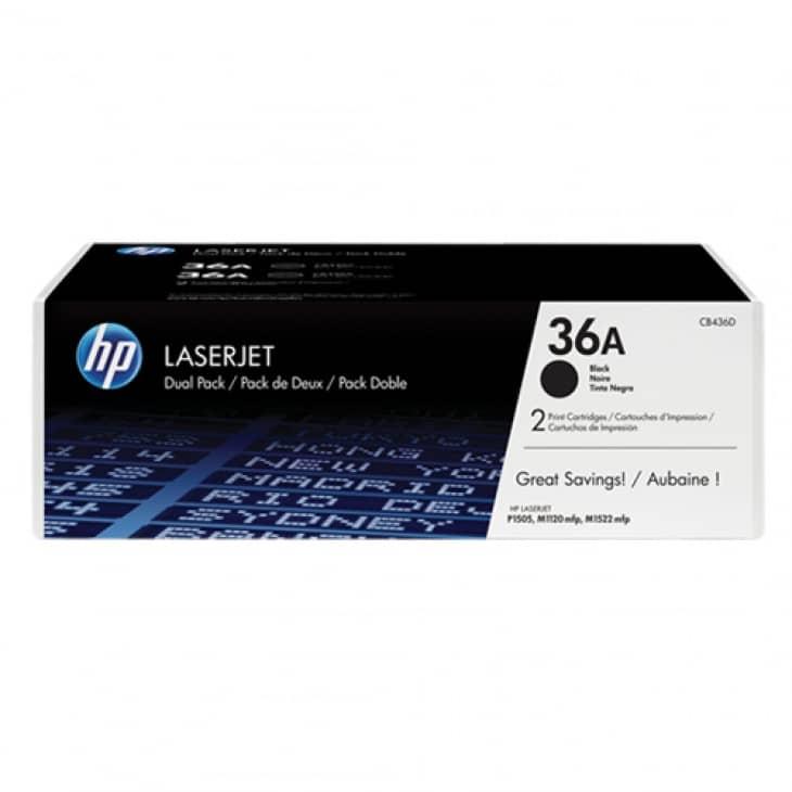 CB436AD(36A) Original 2-pack Black Toner