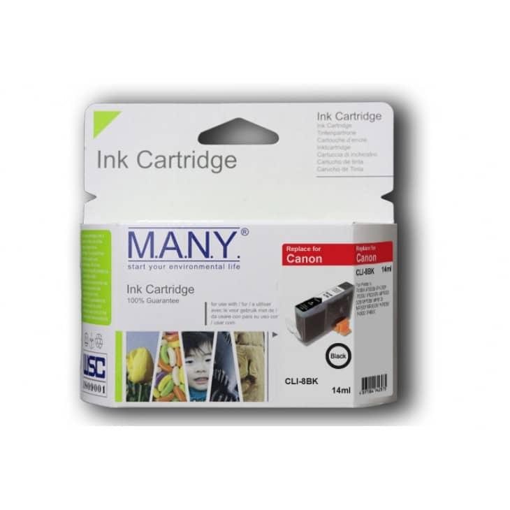 CLI-8BK Remanufactured Black Ink