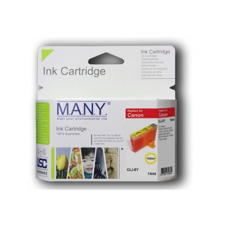 CLI-8Y Remanufactured Yellow Ink