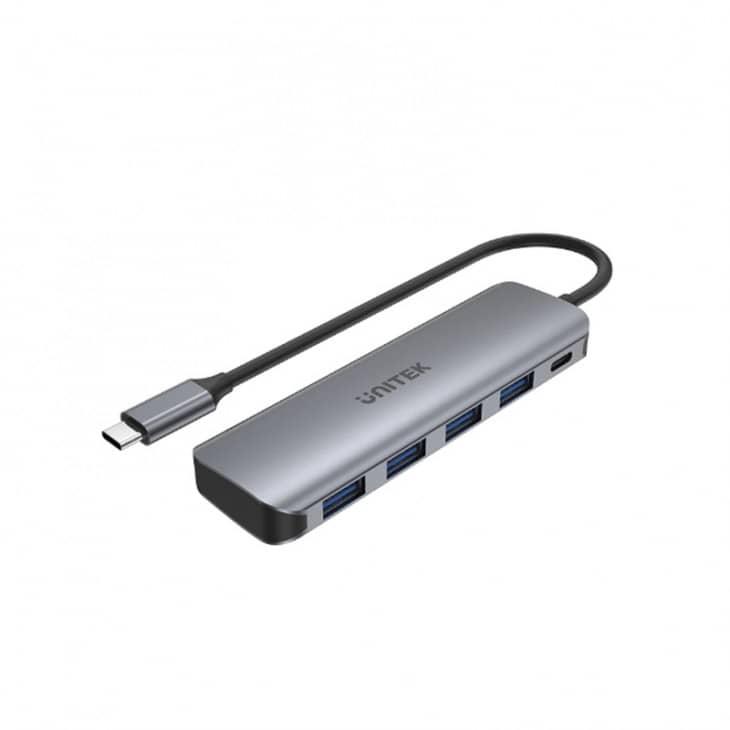 Unitek H1107B 5 合 1 USB-C Hub (USB-A x4 , USB-C PD (100W) x1) 