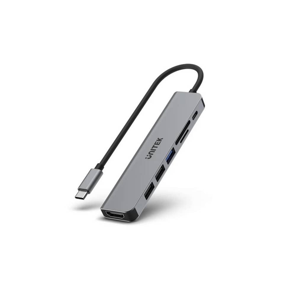 Unitek H1118A 7-合-1 USB-C Hub 多功能高速集線器 4K HDMI 