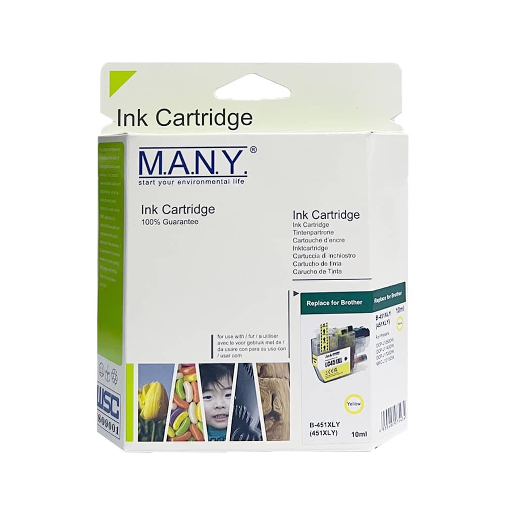 LC451XL Remanufactured Yellow Ink Cartridge(High Yield)