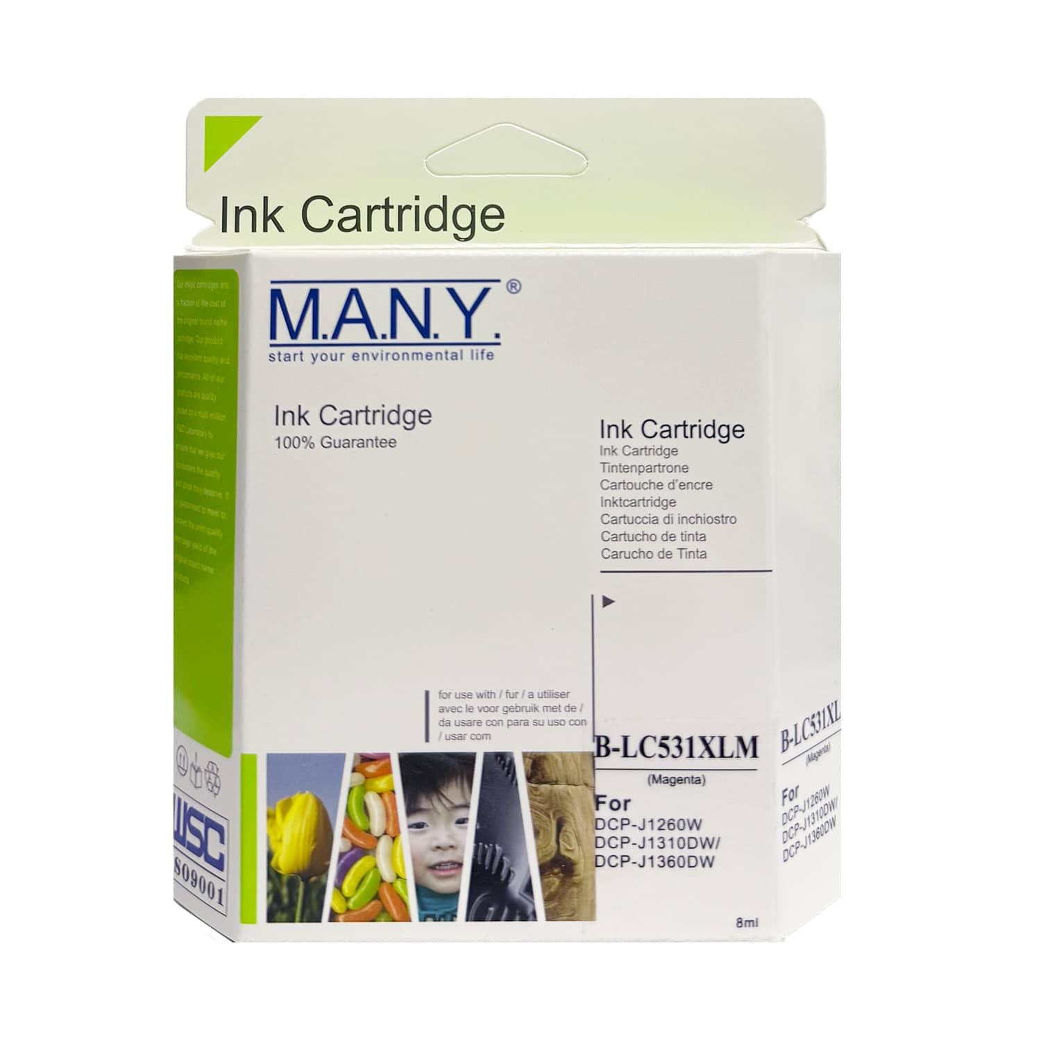 LC531XLM 代用紅色墨盒 (高容量)