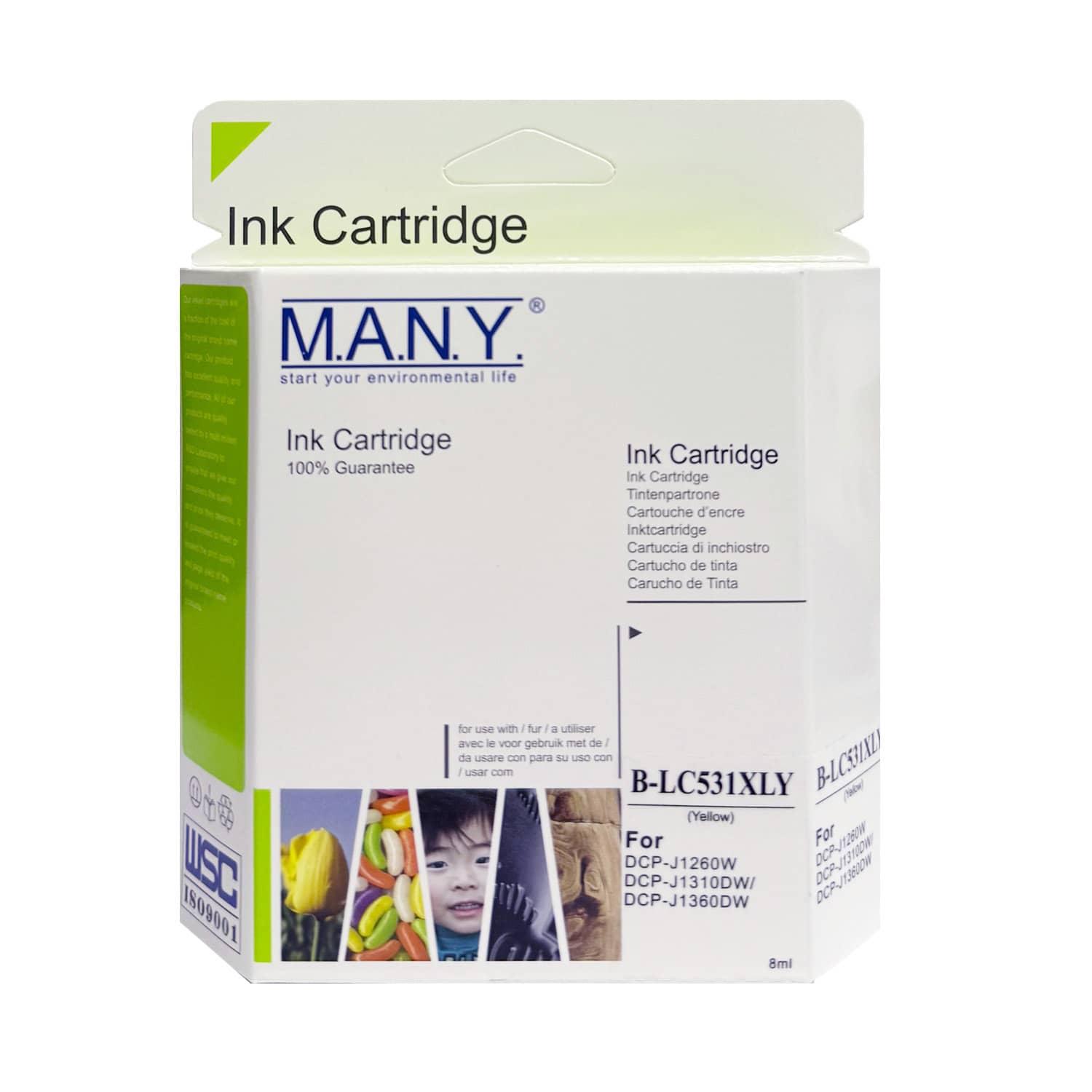 LC531XLY Remanufactured Yellow Ink (High Yield)