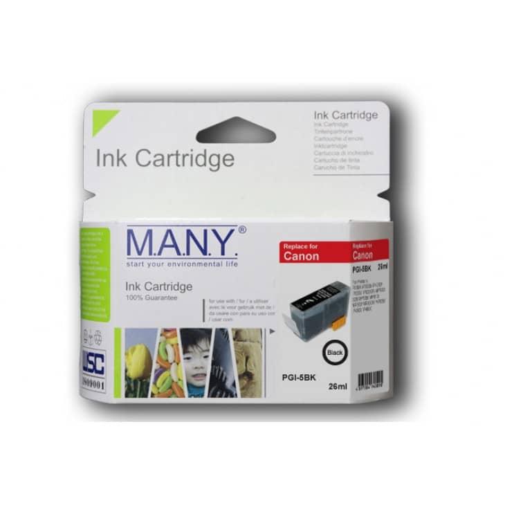 PGI-5BK Remanufactured Black Ink