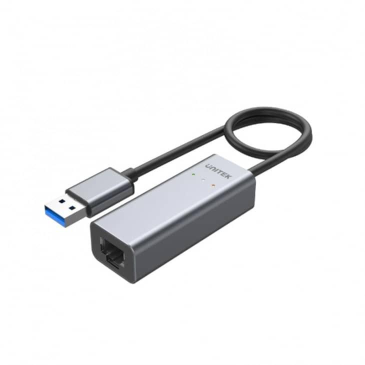 Unitek U1313B USB 3.0 轉 2.5G 乙太網轉接器