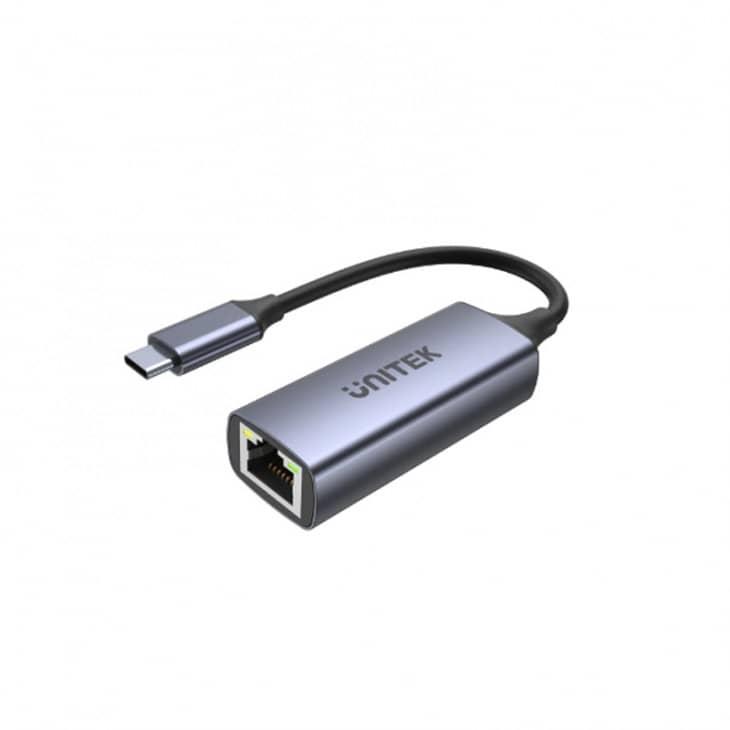 Unitek U1323A 2 合 1 USB-C 轉千兆位乙太網轉接器 (配有USB-C PD 快速充電接口)