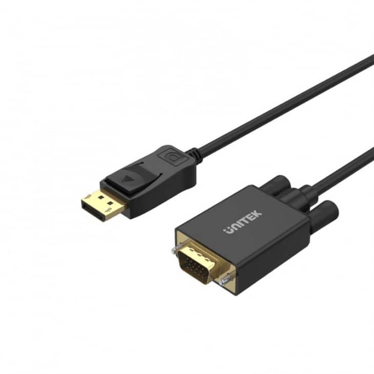 Unitek Y-5118F DisplayPort 轉 VGA 轉接線