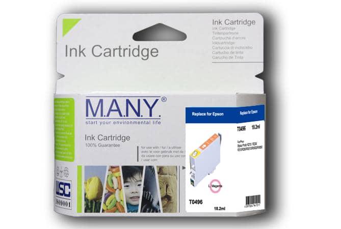 T0496 Remanufactured Light Magenta Ink