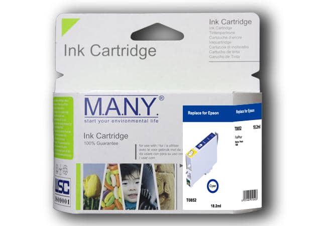 T0852 Remanufactured Cyan Ink