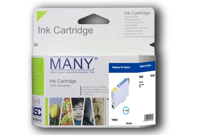 T0855 Remanufactured Light Cyan Ink