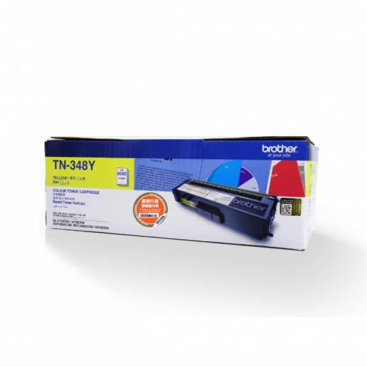 TN348Y Original Yellow Toner
