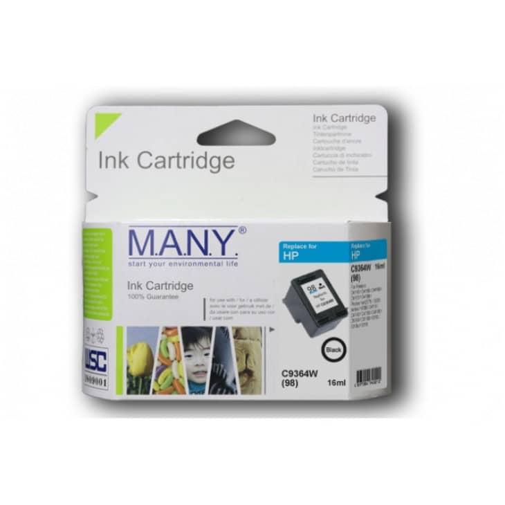 98(C9364WA) Remanufactured Black Ink