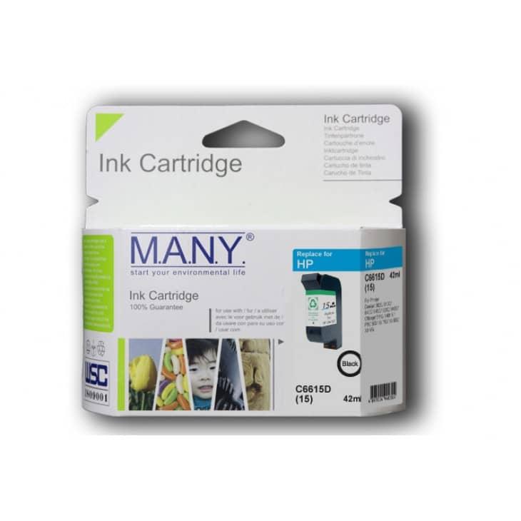 C6615DA(15) Remanufactured Black Ink