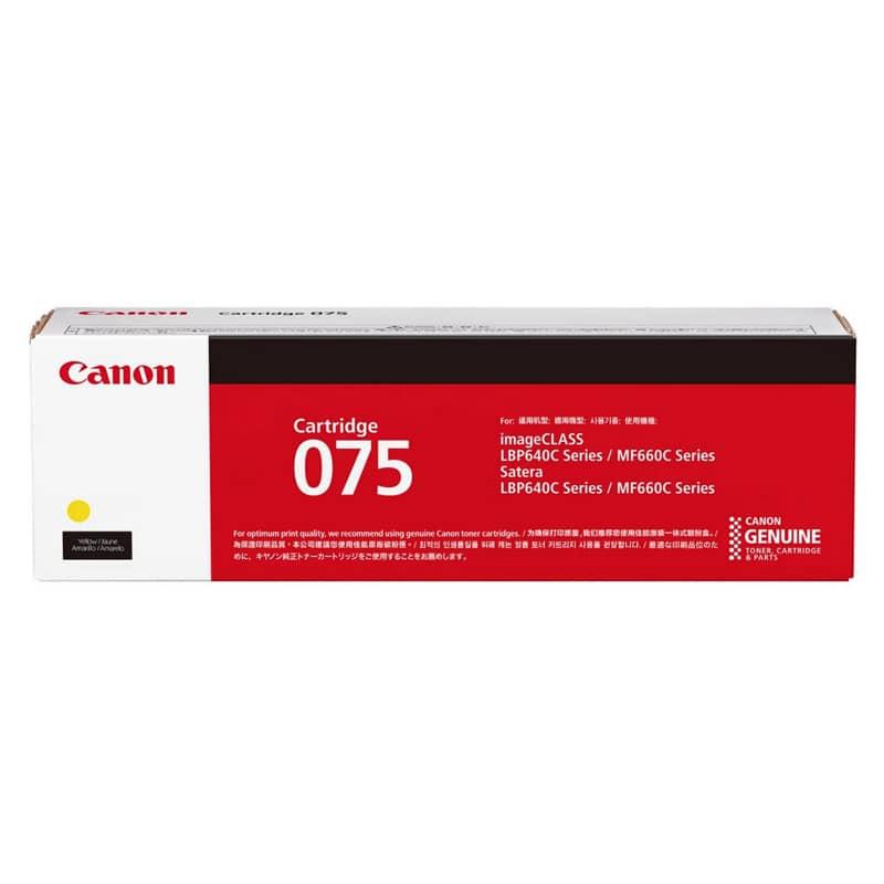 Cartridge 075 Y Original Yellow Toner Cartridge