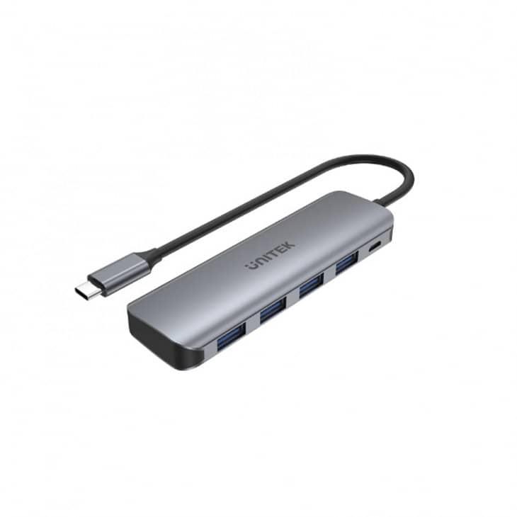 Unitek H1107A 5 合 1 USB-C Hub (USB-A x4 , Micro USB (10W充電用) x1)