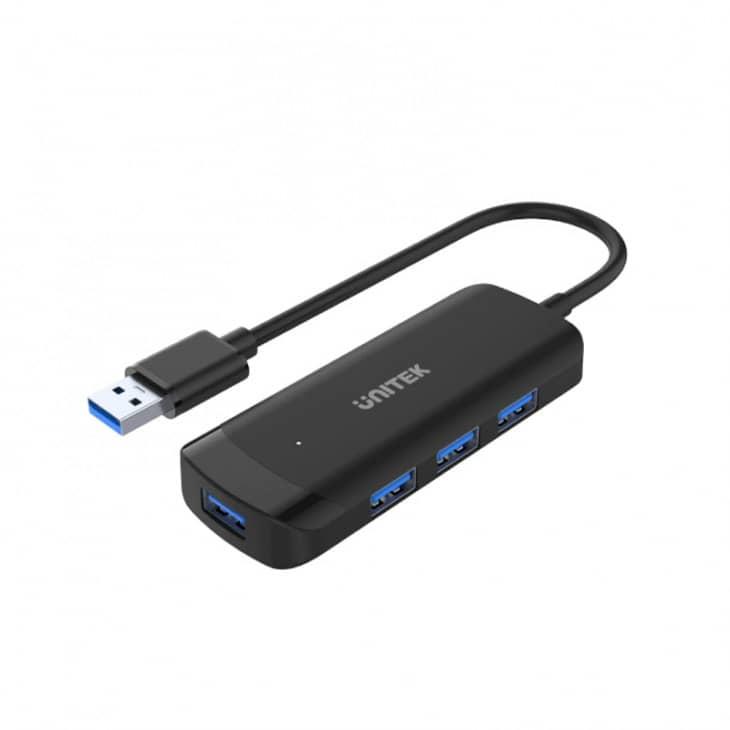 Unitek H1111D 4接口 USB Hub (USB-A (5Gbps) x4, Micro USB 充電 x1)