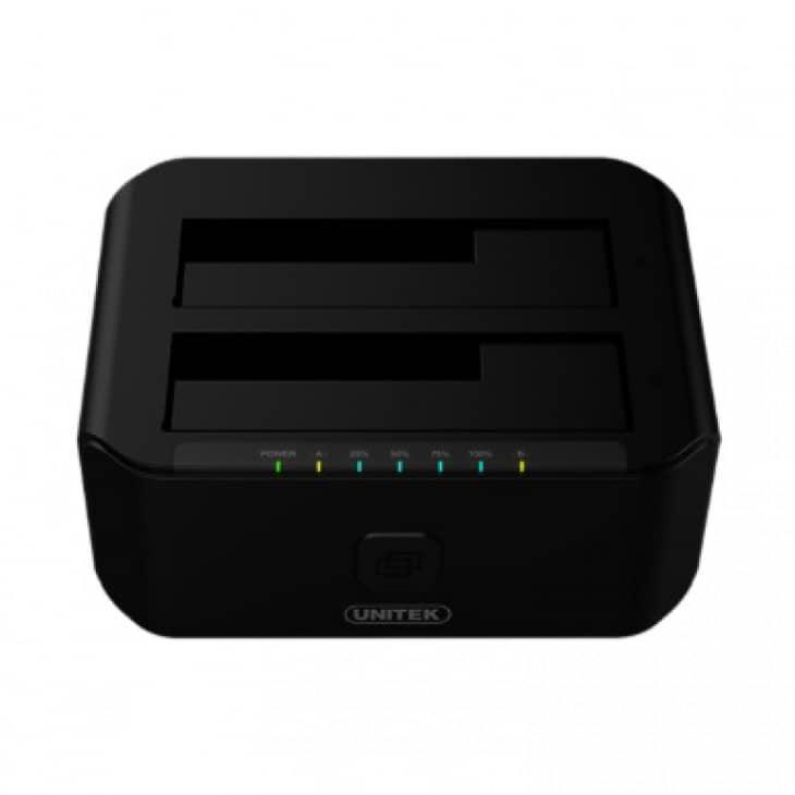 Unitek Y-3032 USB3.0 SATA6G 雙端口硬盤擴充機座 (離線複製功能)