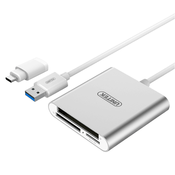Unitek Y-9313D USB3.0 to Multi-In-One Aluminium Card Reader